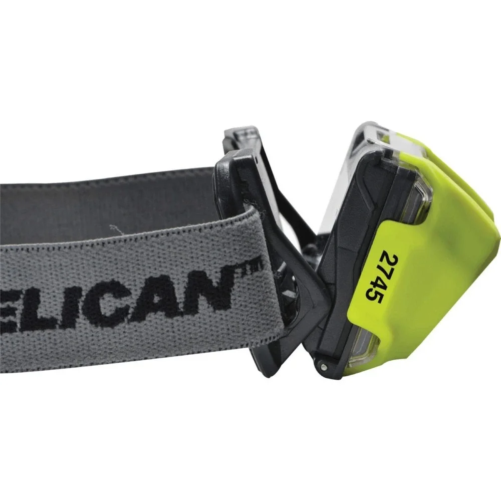 PELICAN 2745 Safety‎ Certified Headlamp, Safety Yellow 027450-0103-245